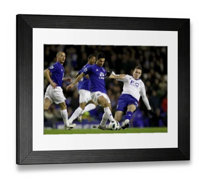 Framed Print : Intense Rivalry: Mikel Arteta vs. Jordan Mutch at Goodison Park - Everton vs. Birmingham City, Barclays Premier League (09 Mar 2011) Framed Print : Intense Rivalry: Mikel Arteta vs. Jordan Mutch at Goodison Park - Everton vs. Birmingham City, Barclays Premier League (09 Mar 2011)