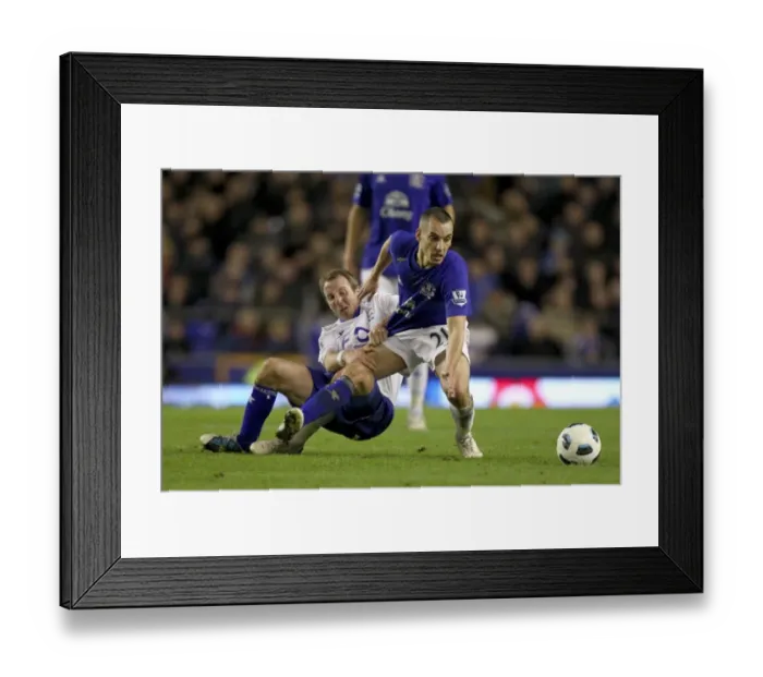 Framed Print : Intense Rivalry: Osman vs. Bowyer at Goodison Park - Everton vs. Birmingham City, Barclays Premier League (09 Mar 2011) Framed Print : Intense Rivalry: Osman vs. Bowyer at Goodison Park - Everton vs. Birmingham City, Barclays Premier League (09 Mar 2011)