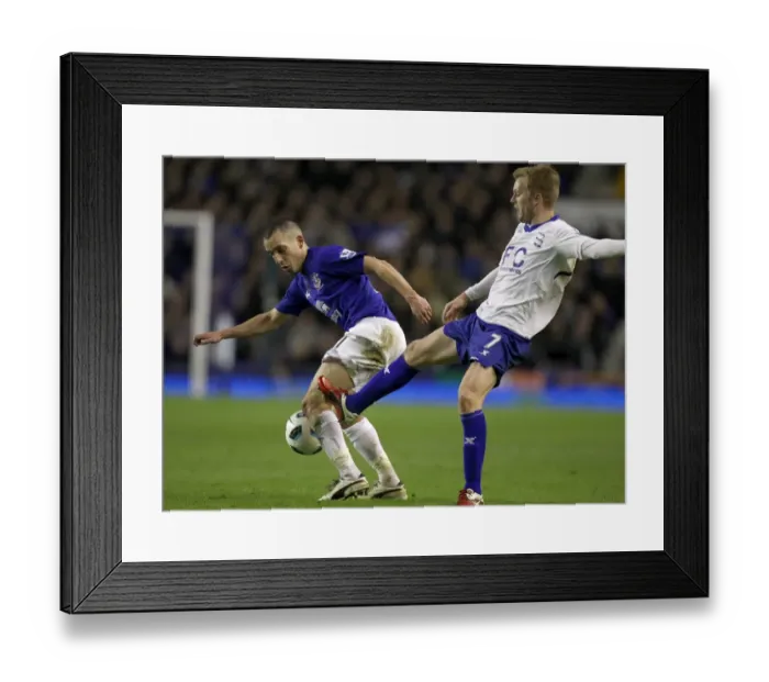 Framed Print : Battle for Supremacy: Osman vs Larsson at Goodison Park - Everton vs Birmingham City (Barclays Premier League, 09 Mar 2011) Framed Print : Battle for Supremacy: Osman vs Larsson at Goodison Park - Everton vs Birmingham City (Barclays Premier League, 09 Mar 2011)