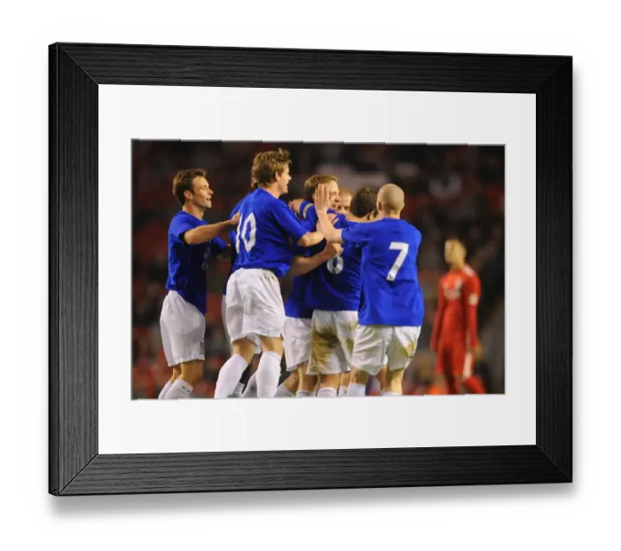 Framed Print : Everton's Thrilling Celebration: Forshaw Scores the First Goal Against Liverpool (BPL Reserves, Anfield) Framed Print : Everton's Thrilling Celebration: Forshaw Scores the First Goal Against Liverpool (BPL Reserves, Anfield)