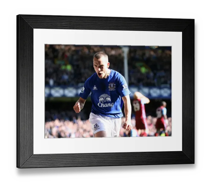 Framed Print : Leon Osman's Thrilling Opener: Everton vs. Aston Villa (April 4, 2011) Framed Print : Leon Osman's Thrilling Opener: Everton vs. Aston Villa (April 4, 2011)