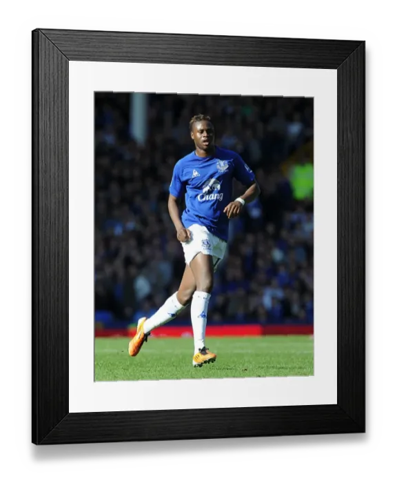 Framed Print : Magaye Gueye in Action: Everton vs Aston Villa, Barclays Premier League (04 April 2011) Framed Print : Magaye Gueye in Action: Everton vs Aston Villa, Barclays Premier League (04 April 2011)