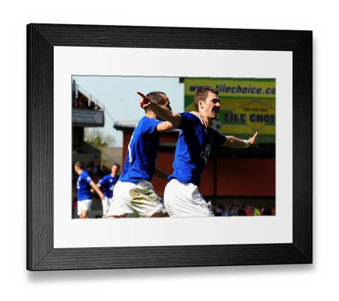 Framed Print : Everton's Triumph: Diniyar Bilyaletdinov's Hat-Trick (09.04.2011) Framed Print : Everton's Triumph: Diniyar Bilyaletdinov's Hat-Trick (09.04.2011)