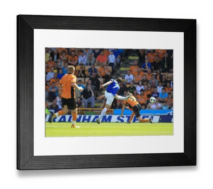 Framed Print : Diniyar Bilyaletdinov Scores Everton's Third Goal: Wolverhampton Wanderers vs. Everton (April 9, 2011) Framed Print : Diniyar Bilyaletdinov Scores Everton's Third Goal: Wolverhampton Wanderers vs. Everton (April 9, 2011)