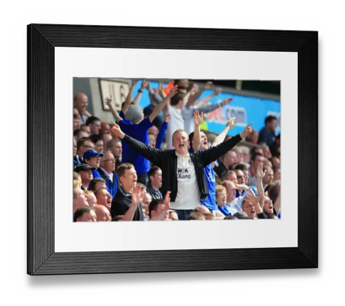 Framed Print : Everton's Unwavering Support: A Sea of Passion at Wolverhampton Wanderers vs Everton (Barclays Premier League, 09 April 2011) Framed Print : Everton's Unwavering Support: A Sea of Passion at Wolverhampton Wanderers vs Everton (Barclays Premier League, 09 April 2011)