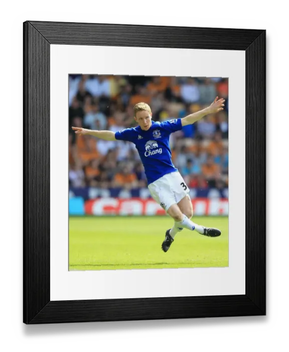 Framed Print : Everton's Adam Forshaw in Action: Thrilling Premier League Clash vs. Wolverhampton Wanderers (09.04.2011)
