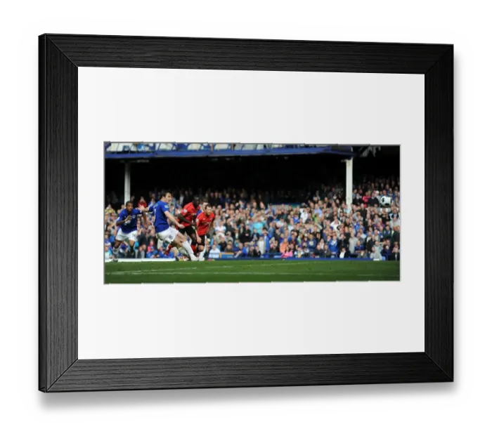 Framed Print : Leighton Baines Scores Everton's Penalty Goal: The Toffees Second Strike vs. Blackburn Rovers (April 16, 2011, Barclays Premier League) Framed Print : Leighton Baines Scores Everton's Penalty Goal: The Toffees Second Strike vs. Blackburn Rovers (April 16, 2011, Barclays Premier League)
