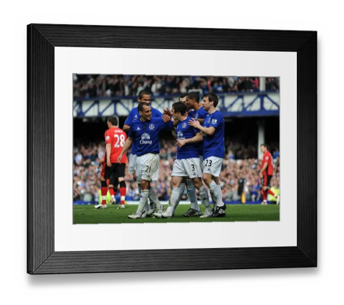 Framed Print : Leighton Baines Scores Penalty: Everton Doubles Lead Against Blackburn Rovers (16 April 2011) Framed Print : Leighton Baines Scores Penalty: Everton Doubles Lead Against Blackburn Rovers (16 April 2011)