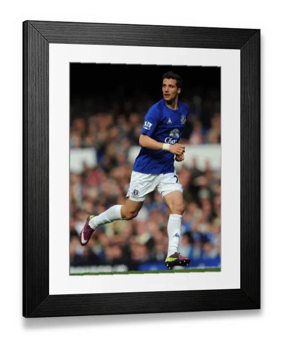 Framed Print : Everton's Apostolos Vellios Scores at Goodison Park Against Blackburn Rovers (16 April 2011, Barclays Premier League) Framed Print : Everton's Apostolos Vellios Scores at Goodison Park Against Blackburn Rovers (16 April 2011, Barclays Premier League)
