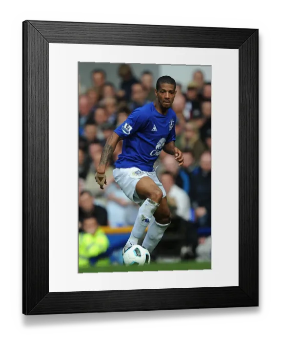 Framed Print : Jermaine Beckford's Thrilling Performance: Everton vs. Blackburn Rovers, Barclays Premier League (16 April 2011)