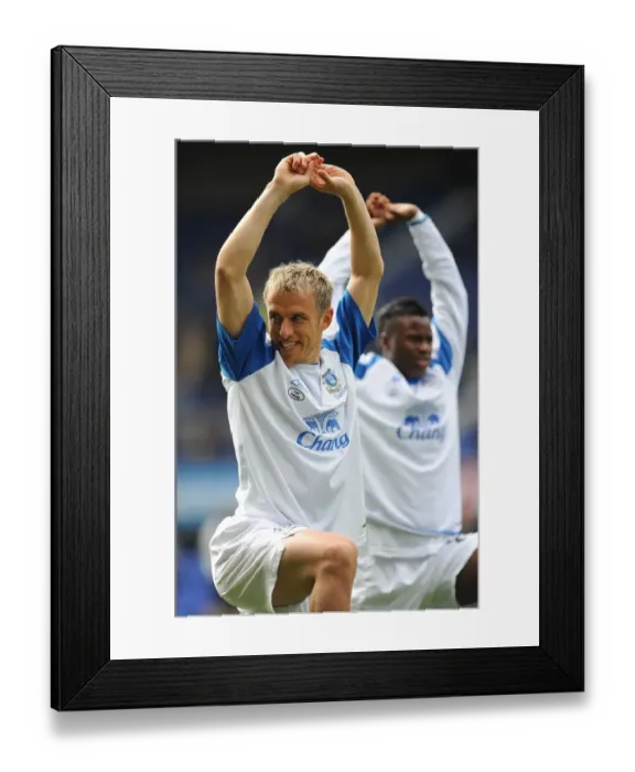 Framed Print : Phil Neville at Goodison Park: Everton vs Blackburn Rovers (Premier League, 16 April 2011) Framed Print : Phil Neville at Goodison Park: Everton vs Blackburn Rovers (Premier League, 16 April 2011)
