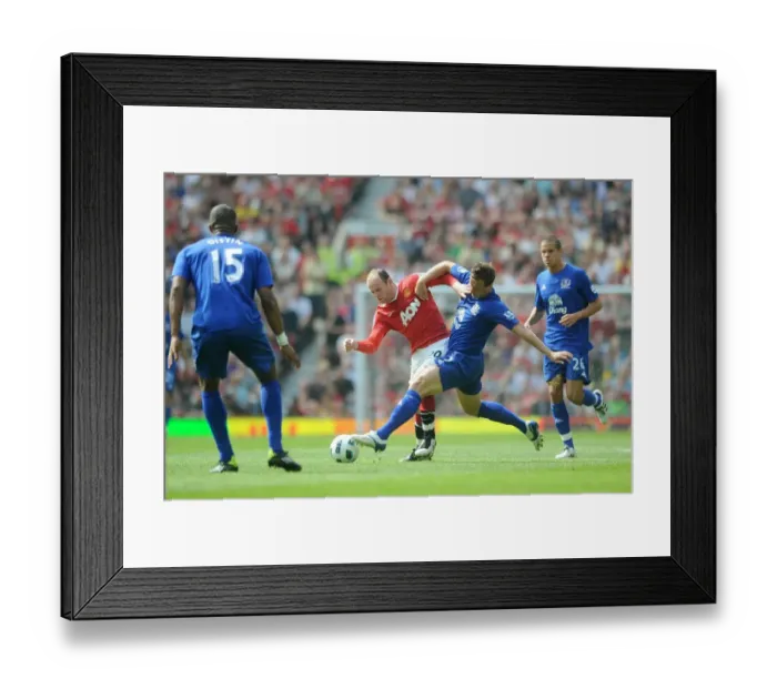 Framed Print : Barclays Premier League - Manchester United v Everton - Old Trafford