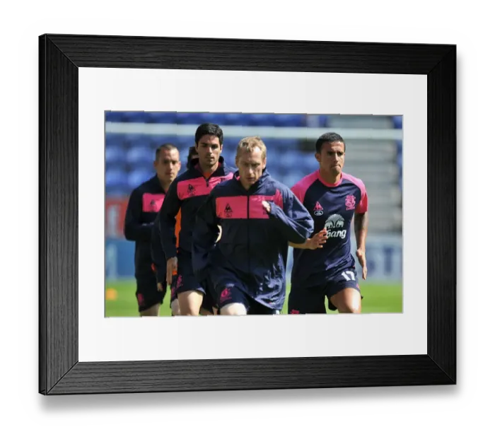 Framed Print : Everton's Tim Cahill and Mikel Arteta: A Harmonious Warm-Up Before the Wigan Athletic Clash (April 2011) Framed Print : Everton's Tim Cahill and Mikel Arteta: A Harmonious Warm-Up Before the Wigan Athletic Clash (April 2011)