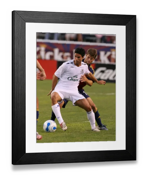 Framed Print : Mikel Arteta Chases the Ball: Everton vs. Real Saltake, 2007 Framed Print : Mikel Arteta Chases the Ball: Everton vs. Real Saltake, 2007