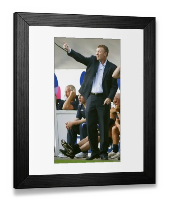 Framed Print : David Moyes Leads Everton in Pre-Season Friendly at Deepdale (18 / 7 / 07) vs Preston North End Framed Print : David Moyes Leads Everton in Pre-Season Friendly at Deepdale (18 / 7 / 07) vs Preston North End