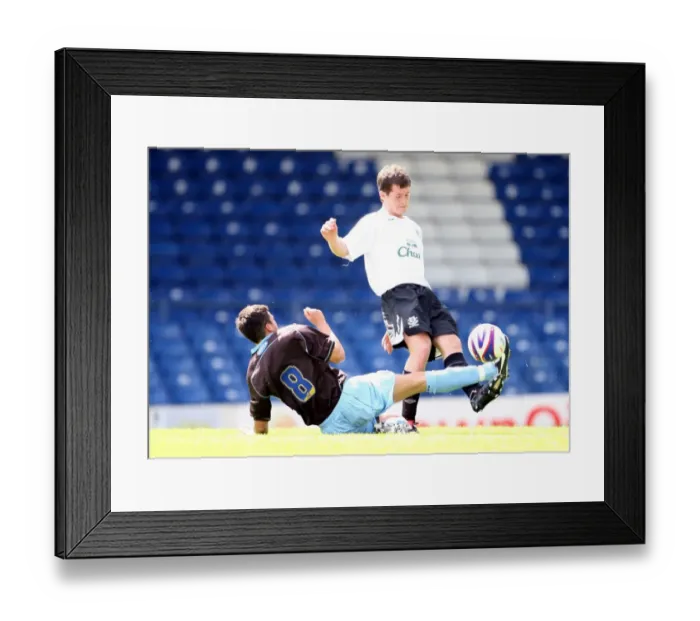 Framed Print : Patrick Boyle vs. Richie Barker: Clash at Gigg Lane - Everton vs. Bury Pre-Season Friendly, 2007 Framed Print : Patrick Boyle vs. Richie Barker: Clash at Gigg Lane - Everton vs. Bury Pre-Season Friendly, 2007