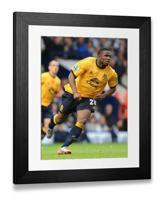 Framed Print : Dramatic Victory: Victor Anichebe Scores the Goal that Secured Everton's Premier League Win at West Bromwich Albion (14 May 2011) Framed Print : Dramatic Victory: Victor Anichebe Scores the Goal that Secured Everton's Premier League Win at West Bromwich Albion (14 May 2011)
