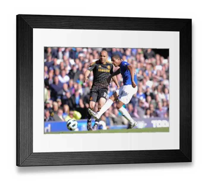 Framed Print : Jermaine Beckford's Thrilling Goal Attempt Under Pressure from Chelsea's Alex (Everton vs Chelsea, Barclays Premier League, 2011) Framed Print : Jermaine Beckford's Thrilling Goal Attempt Under Pressure from Chelsea's Alex (Everton vs Chelsea, Barclays Premier League, 2011)