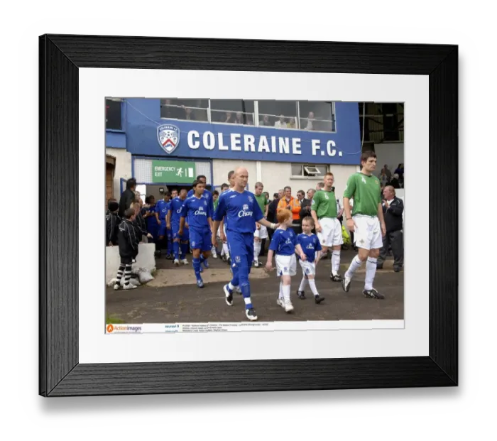Framed Print : Football - Northern Ireland XI v Everton - Pre Season Friendly - Coleraine Showgrounds - 14 / 7 / 07 Framed Print : Football - Northern Ireland XI v Everton - Pre Season Friendly - Coleraine Showgrounds - 14 / 7 / 07