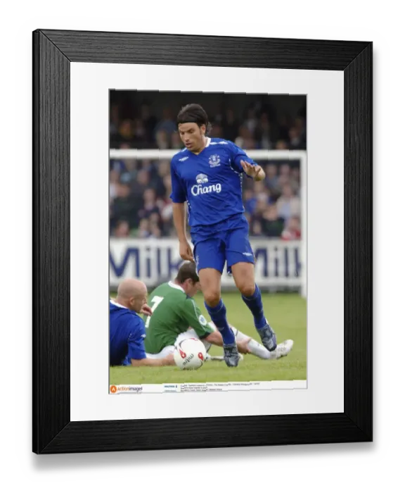 Framed Print : Football - Northern Ireland XI v Everton - Pre Season Friendly - Coleraine Showgrounds - 14 / 7 / 07 Evertons Nuno Valente in action Mandatory Credit: Action Images / Framed Print : Football - Northern Ireland XI v Everton - Pre Season Friendly - Coleraine Showgrounds - 14 / 7 / 07 Evertons Nuno Valente in action Mandatory Credit: Action Images /