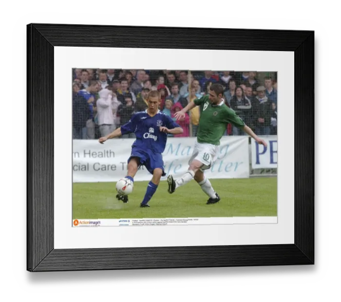 Framed Print : John Irving in Action: Everton vs. Northern Ireland XI - Pre-Season Friendly (July 14, 2007) Framed Print : John Irving in Action: Everton vs. Northern Ireland XI - Pre-Season Friendly (July 14, 2007)