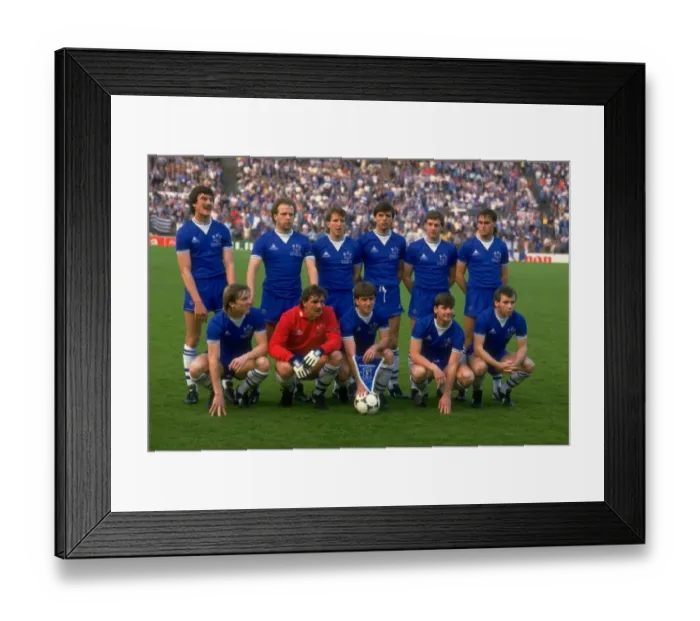 Framed Print : 1985 European Cup Winners Cup Final - Everton v Rapid Vienna - Feyenoord Stadium - 15 / 5 / 85 Framed Print : 1985 European Cup Winners Cup Final - Everton v Rapid Vienna - Feyenoord Stadium - 15 / 5 / 85