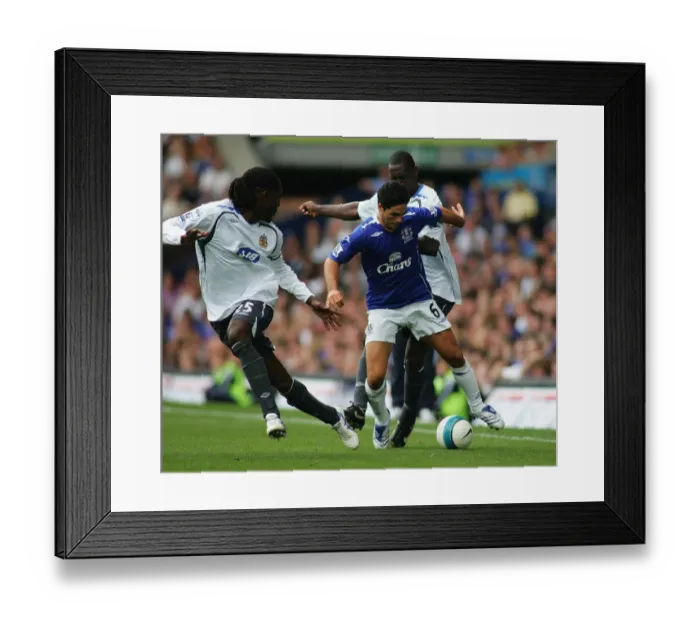 Framed Print : Mikel Arteta vs. Mario Melchiot: A Battle at Goodison Park, Everton vs. Wigan Athletic, FA Barclays Premier League, November 8, 2007 Framed Print : Mikel Arteta vs. Mario Melchiot: A Battle at Goodison Park, Everton vs. Wigan Athletic, FA Barclays Premier League, November 8, 2007