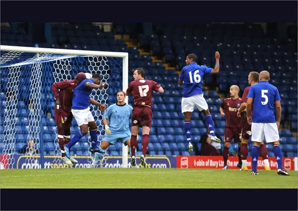 Yakubu's Header: Everton's Opening Goal vs. Bury (15 July 2011)