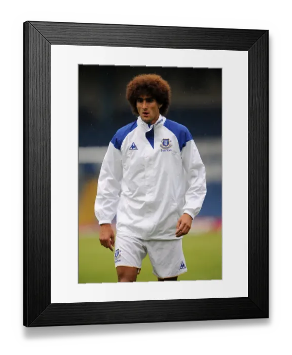 Framed Print : Marouane Fellaini in Action: Everton's Dominant Performance against Bury (15 July 2011) Framed Print : Marouane Fellaini in Action: Everton's Dominant Performance against Bury (15 July 2011)