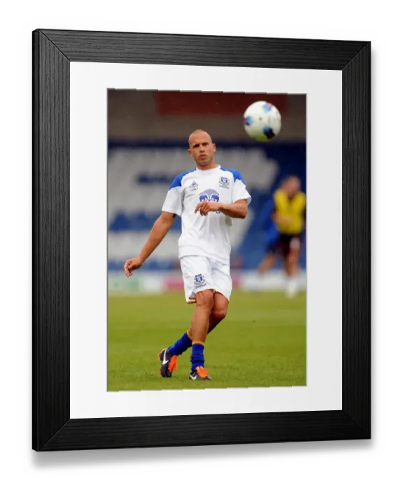 Framed Print : John Heitinga in Action: Everton FC's Pre-Season Battle at Bury (15 July 2011) Framed Print : John Heitinga in Action: Everton FC's Pre-Season Battle at Bury (15 July 2011)