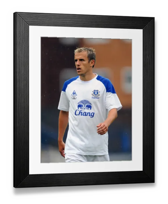 Framed Print : Phil Neville Leads Everton at Bury's Gigg Lane in 2011 Pre-Season Friendly Framed Print : Phil Neville Leads Everton at Bury's Gigg Lane in 2011 Pre-Season Friendly