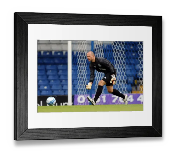 Framed Print : Jan Mucha in Action: Everton FC's Goalkeeper at Bury's Gigg Lane (15 July 2011) Framed Print : Jan Mucha in Action: Everton FC's Goalkeeper at Bury's Gigg Lane (15 July 2011)