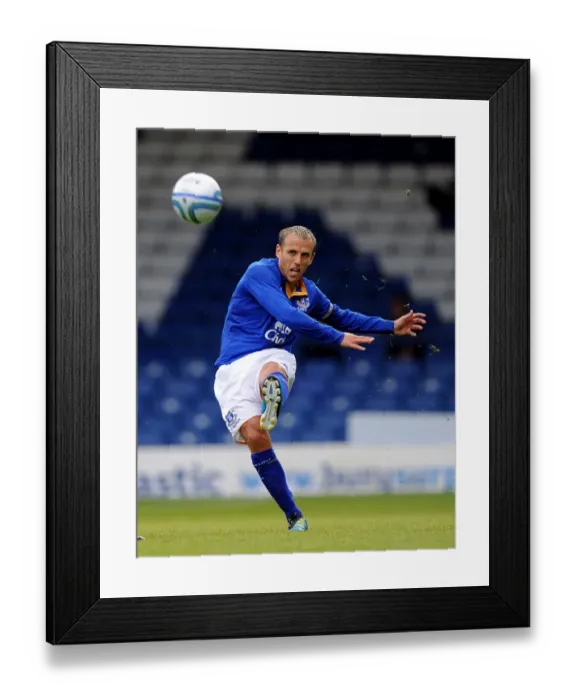 Framed Print : Phil Neville at Bury's Gigg Lane: Everton's 2011 Pre-Season Friendly Framed Print : Phil Neville at Bury's Gigg Lane: Everton's 2011 Pre-Season Friendly
