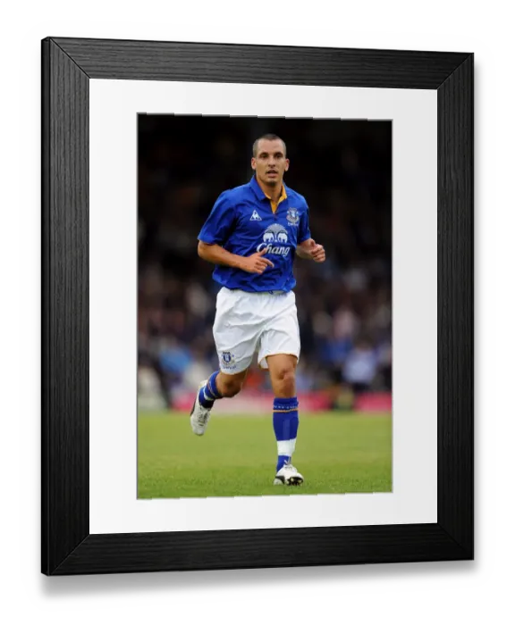 Framed Print : Leon Osman in Action: Everton's Pre-Season Clash against Bury at Gigg Lane (July 2011) Framed Print : Leon Osman in Action: Everton's Pre-Season Clash against Bury at Gigg Lane (July 2011)