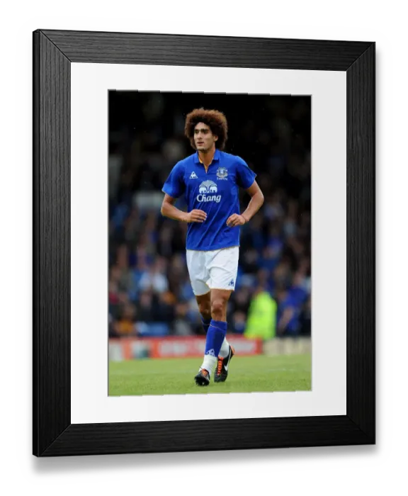 Framed Print : Marouane Fellaini in Action: Everton's Win Against Bury (15 July 2011) Framed Print : Marouane Fellaini in Action: Everton's Win Against Bury (15 July 2011)