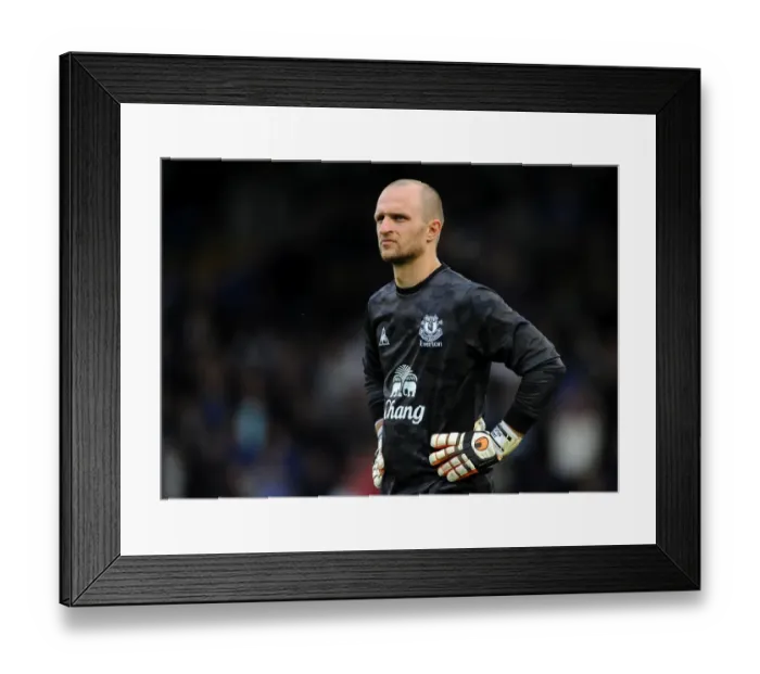Framed Print : Jan Mucha in Action: Everton FC's Goalkeeper During Pre-Season Friendly vs Bury at Gigg Lane (15 July 2011) Framed Print : Jan Mucha in Action: Everton FC's Goalkeeper During Pre-Season Friendly vs Bury at Gigg Lane (15 July 2011)
