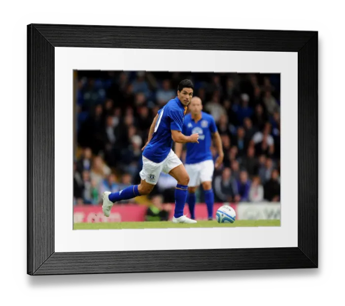 Framed Print : Mikel Arteta Leads Everton in Pre-Season Clash at Bury's Gigg Lane (July 2011) Framed Print : Mikel Arteta Leads Everton in Pre-Season Clash at Bury's Gigg Lane (July 2011)