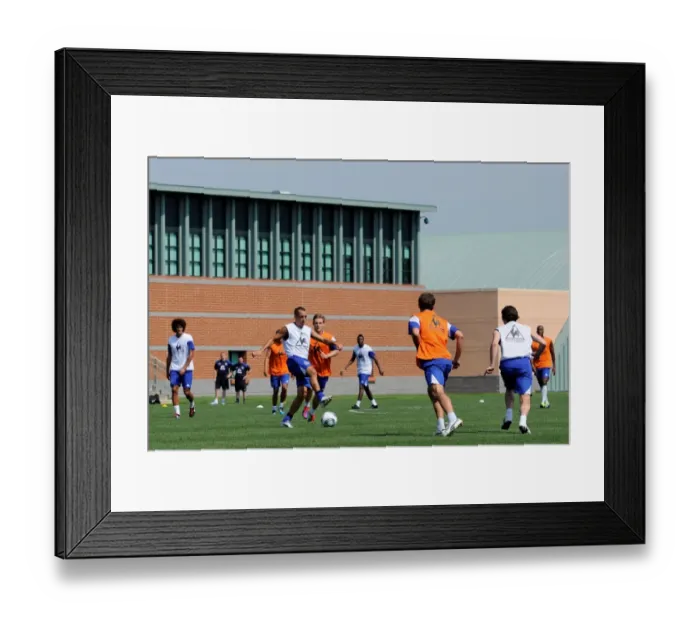 Framed Print : Everton FC: Unyielding Preparation - Intense Training Sessions in Philadelphia, July 2011 Framed Print : Everton FC: Unyielding Preparation - Intense Training Sessions in Philadelphia, July 2011