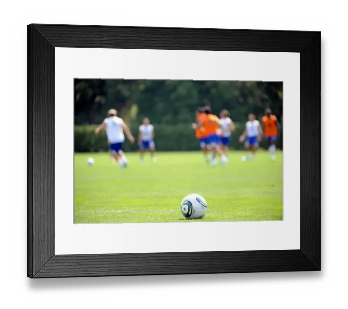 Framed Print : Everton FC: Unyielding Preparation - Intense Training Sessions in Philadelphia (July 2011)