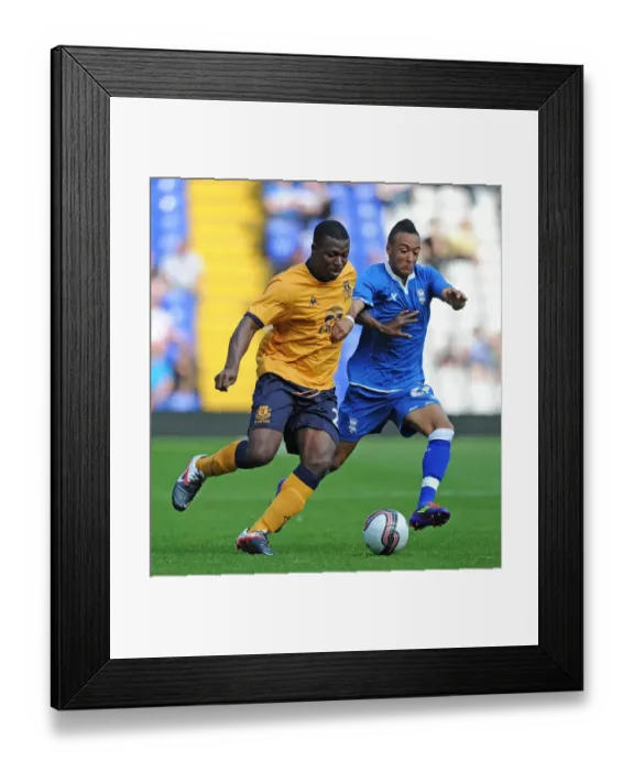 Framed Print : Battle for the Ball: Yakubu (Everton) vs. Redmond (Birmingham City) - Pre-Season Clash (30 July 2011) Framed Print : Battle for the Ball: Yakubu (Everton) vs. Redmond (Birmingham City) - Pre-Season Clash (30 July 2011)