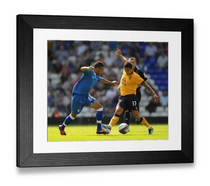 Framed Print : Battle for the Ball: Tim Cahill vs. Nathan Redmond - A Pre-Season Rivalry (Birmingham City vs. Everton, 2011) Framed Print : Battle for the Ball: Tim Cahill vs. Nathan Redmond - A Pre-Season Rivalry (Birmingham City vs. Everton, 2011)
