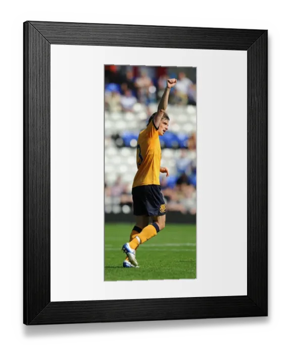 Framed Print : Everton's Pre-Season Victory: Leighton Baines Thrilling Goal Celebration vs. Birmingham City (30 July 2011) Framed Print : Everton's Pre-Season Victory: Leighton Baines Thrilling Goal Celebration vs. Birmingham City (30 July 2011)