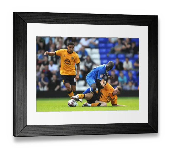 Framed Print : Battling for Control: Ross Barkley vs. Morgaro Gomis - Birmingham City vs. Everton Pre-Season Clash (July 2011) Framed Print : Battling for Control: Ross Barkley vs. Morgaro Gomis - Birmingham City vs. Everton Pre-Season Clash (July 2011)