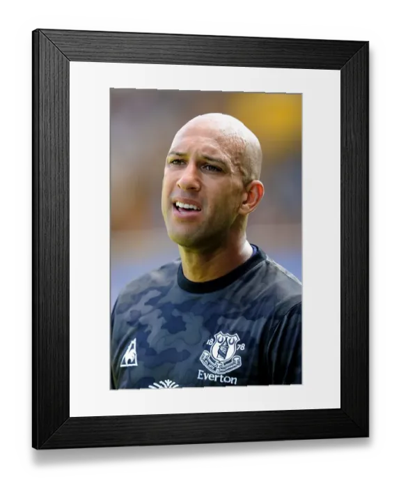 Framed Print : Tim Howard in Action: Everton vs. Birmingham City (2011 Pre-Season Friendly)