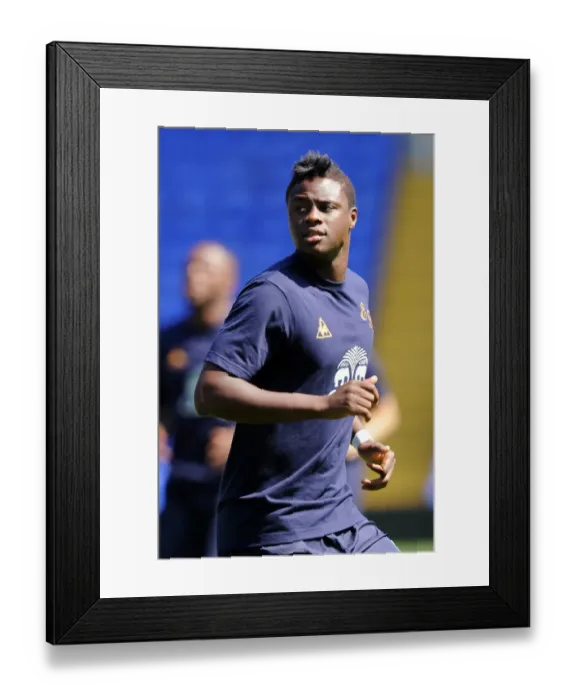 Framed Print : Magaye Gueye in Action: Everton vs Birmingham City (30 July 2011) Framed Print : Magaye Gueye in Action: Everton vs Birmingham City (30 July 2011)