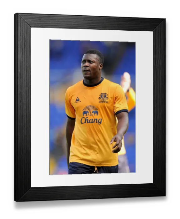 Framed Print : Yakubu in Action: Everton vs. Birmingham City (Pre-Season Friendly, 30 July 2011)