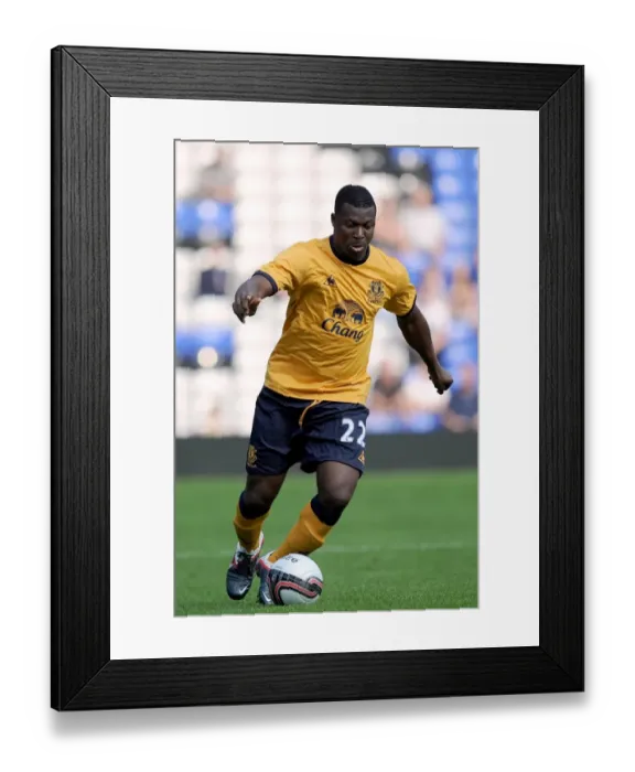 Framed Print : Yakubu Scores: Everton's Pre-Season Victory Over Birmingham City (30 July 2011) Framed Print : Yakubu Scores: Everton's Pre-Season Victory Over Birmingham City (30 July 2011)