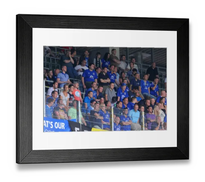 Framed Print : Everton Fans Unwavering Support: Werder Bremen vs. Everton Pre-Season Clash at Weserstadion (02.08.2011) Framed Print : Everton Fans Unwavering Support: Werder Bremen vs. Everton Pre-Season Clash at Weserstadion (02.08.2011)