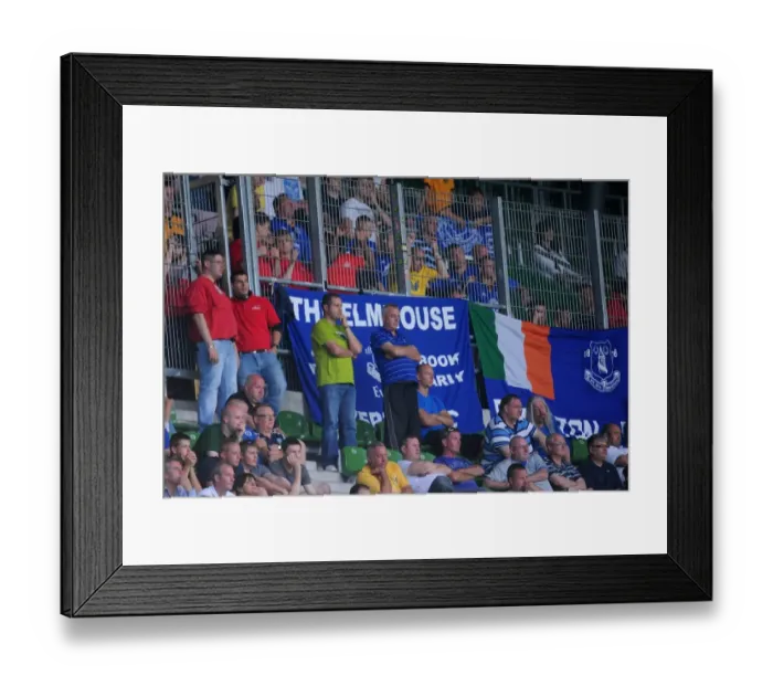Framed Print : Everton FC: A Sea of Passionate Fans at Weserstadion - Werder Bremen vs Everton Pre-Season Friendly (02 August 2011) Framed Print : Everton FC: A Sea of Passionate Fans at Weserstadion - Werder Bremen vs Everton Pre-Season Friendly (02 August 2011)