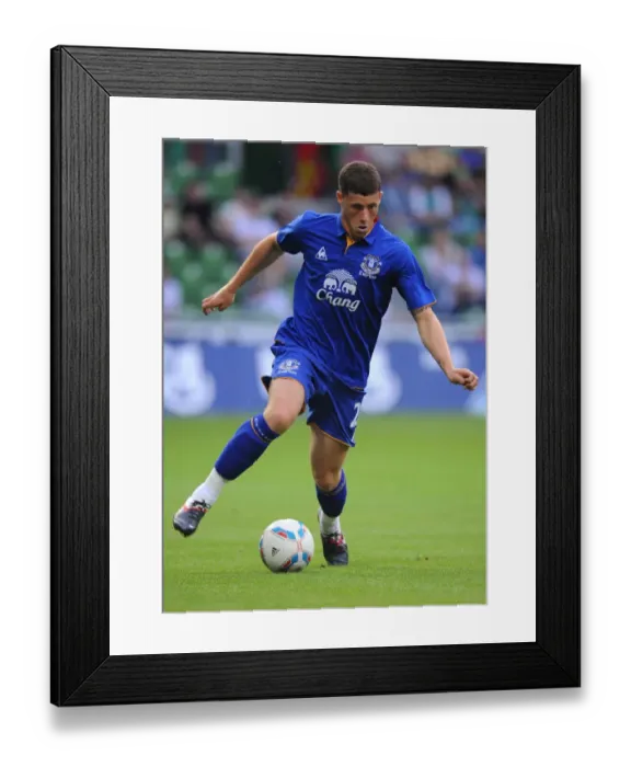 Framed Print : Weserstadion Showdown: Ross Barkley and Everton vs. Werder Bremel (2011)